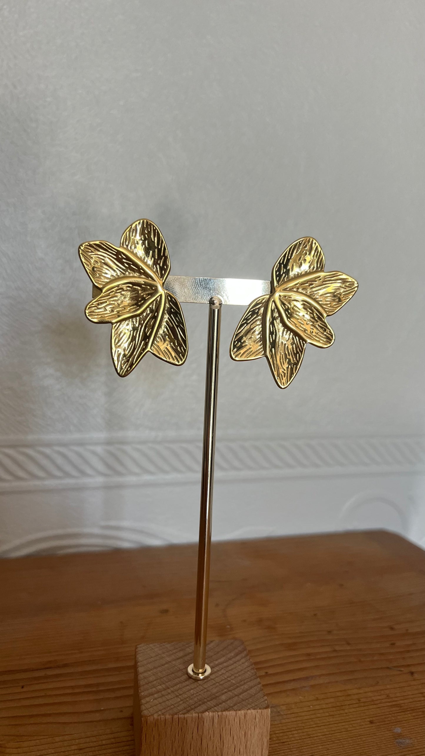 Boucles d'oreilles pétales