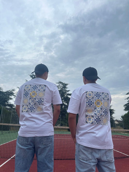 Tee shirt RM signature bleu