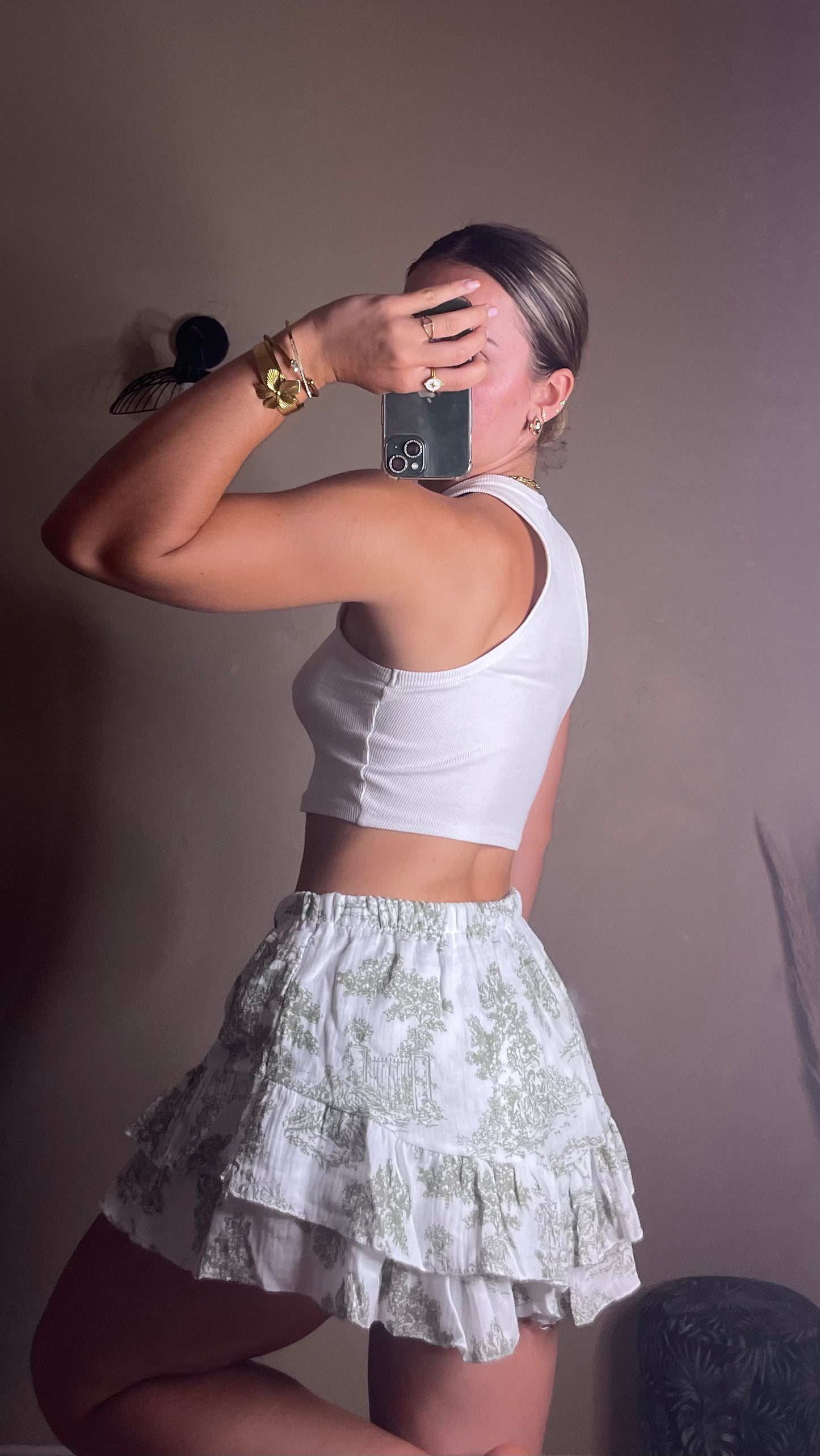 Jupe short Nazaré kaki