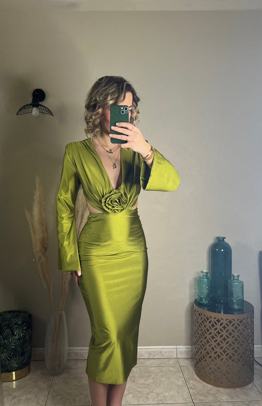 Robe Nazaré verte